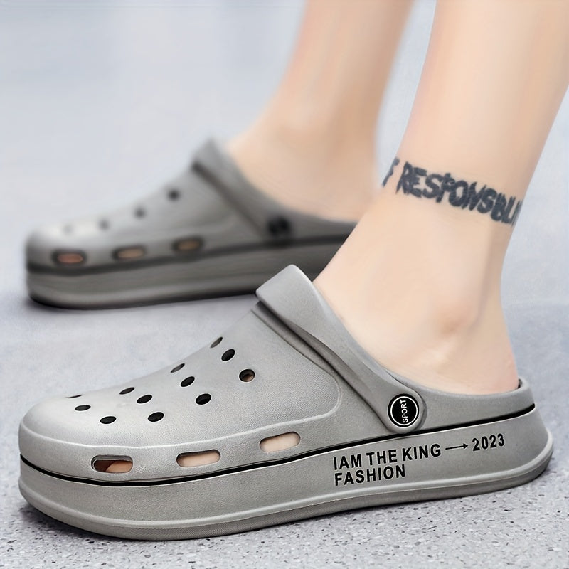 Unisex Lightweight Garden Clogs Hollow Out Sandals
