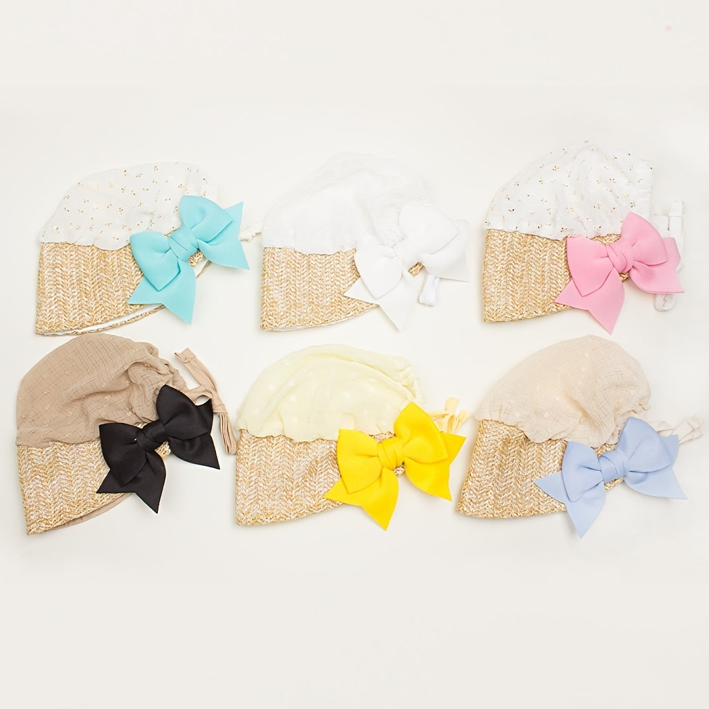 Adorable Dovetail Bow Baby Court Hat