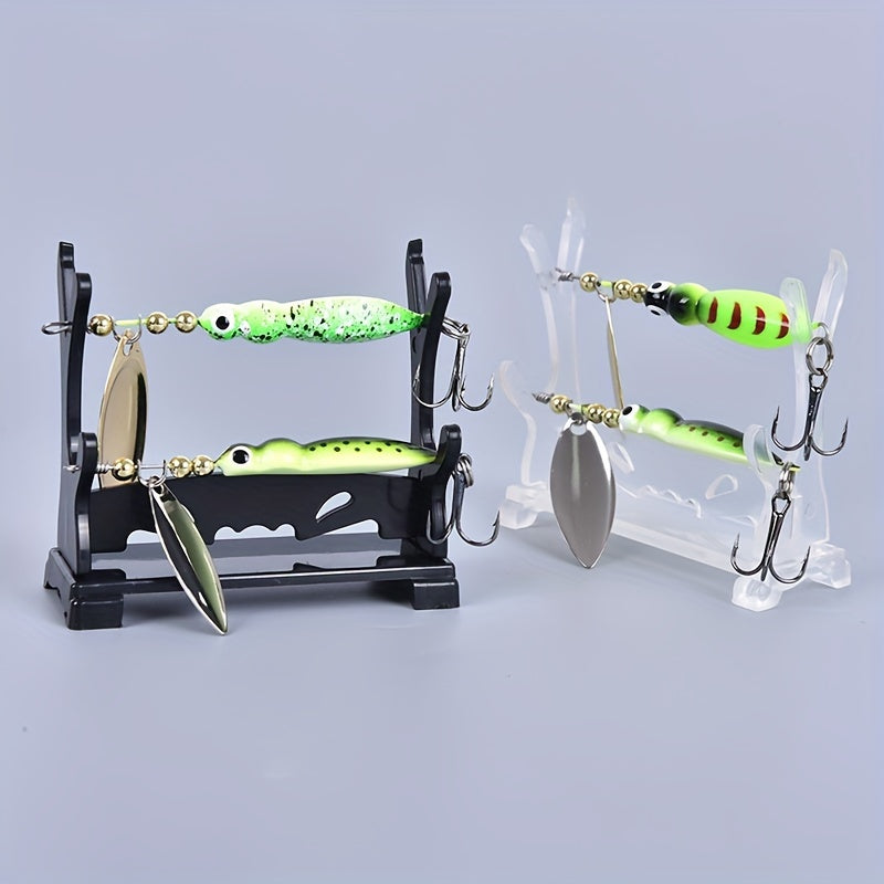 Plastic Bait Display Rack for Fishing Gear Essentials