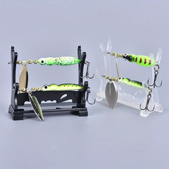 Plastic Bait Display Rack for Fishing Gear Essentials
