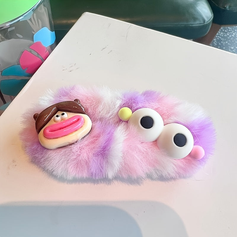 Soft Plush Hairpin Hair Clip