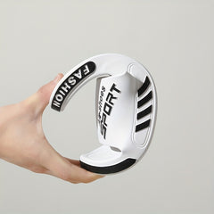 Men's Letter Print Platform Slides Unisex Slippers