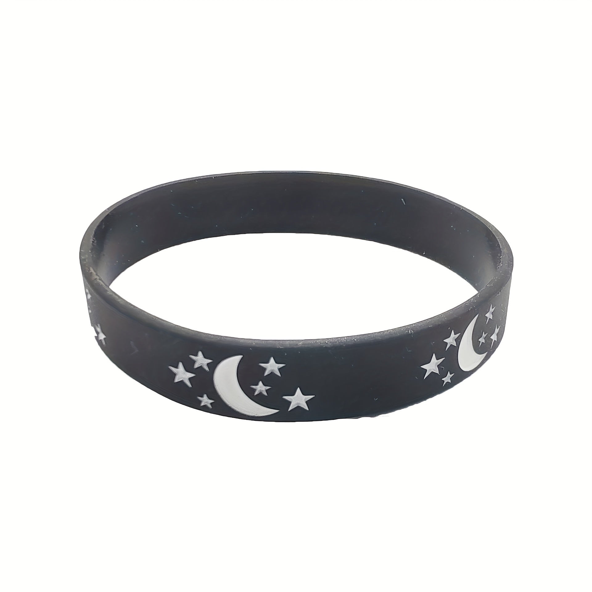 Moon & Star Silicone Sports Bracelet For Women