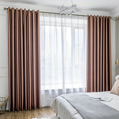 Blackout Curtains Windproof Thermal Insulated Light Blocking Roller Shades