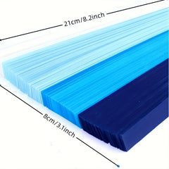 540 Origami Star Paper Double Sided Lucky Color Strips for Arts Crafting Gift