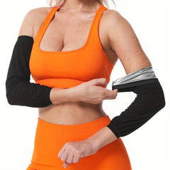 Arm Sweat Band Shaping Sleeves for Exercise & Weight Loss