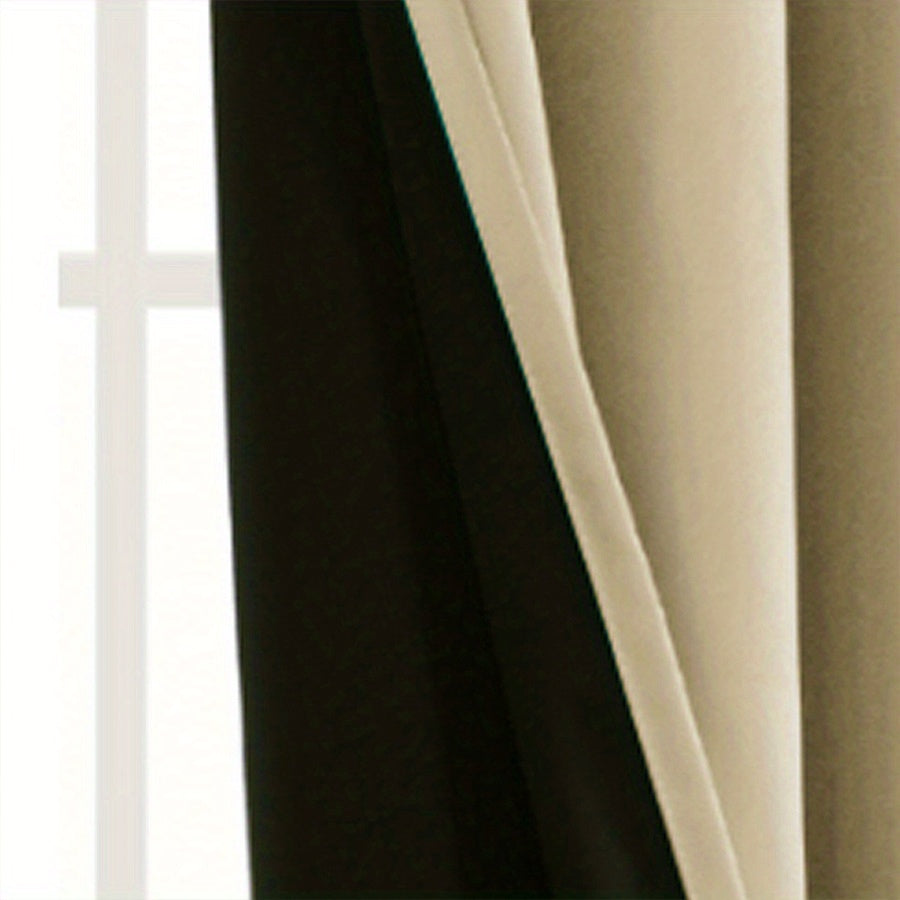 Polyester Rod Pocket Curtain for Bedroom Balcony