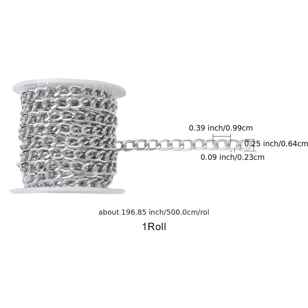 5M Aluminum Chain Stainless Steel Jewelry Making