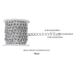 5M Aluminum Chain Stainless Steel Jewelry Making