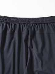 Men's Quick Drying Solid Casual Zipper Pocket Trousers