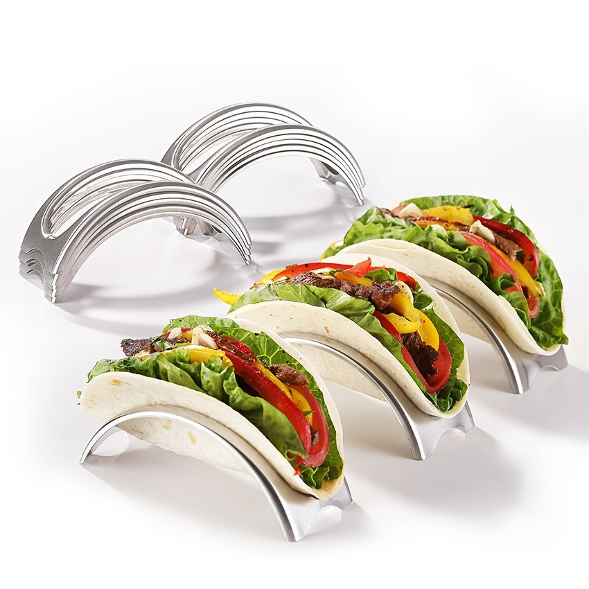 304 Stainless Steel Taco Holder Reusable Taco Stand Rack Washable Taco Stands