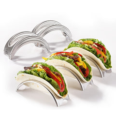 304 Stainless Steel Taco Holder Reusable Taco Stand Rack Washable Taco Stands