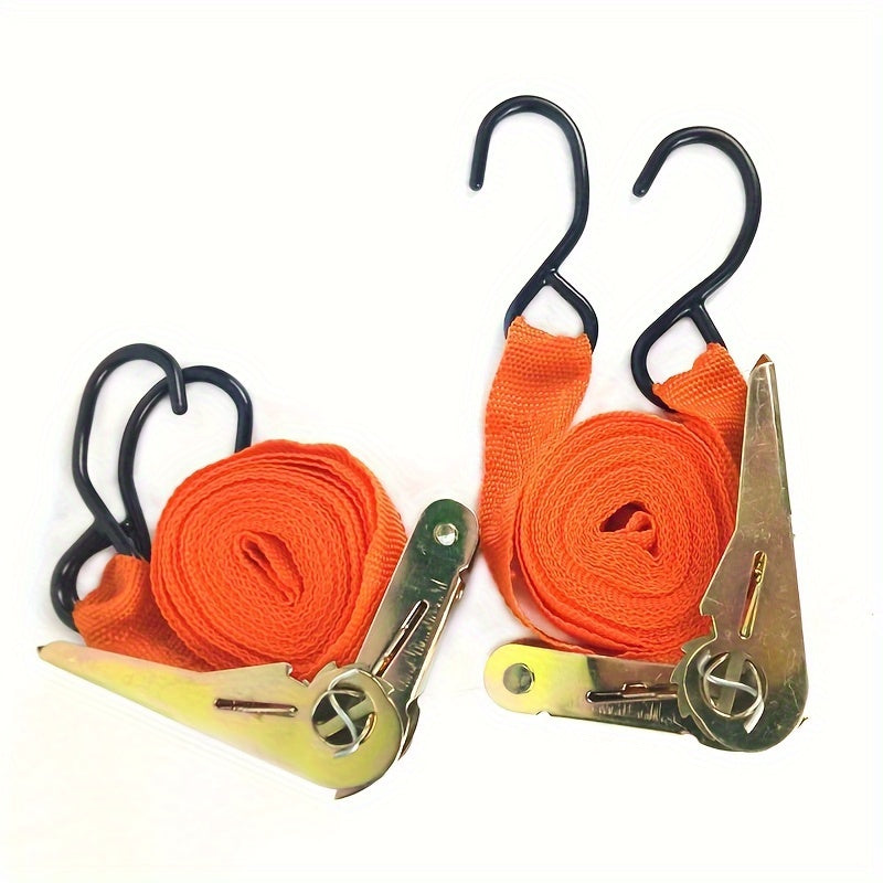 Thickened Ratchet Tensioning Strap Cargo Binding Strap Car Fastener