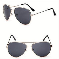 Aviator Sunglasses Metal Frame Tinted Lens UV400