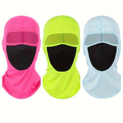 Breathable Balaclava Motorcycle Head Cover Mesh Face Mask Neck Gaiter