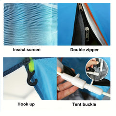 Family Camping Pop Up Tent Portable Instant Set Up