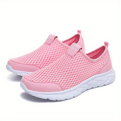 Mesh Slip On Walking Shoes Lightweight Breathable Sneakers Women