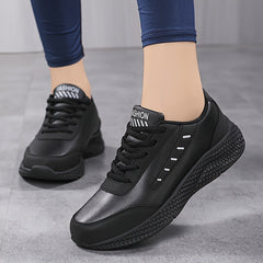Women's Waterproof Non-slip Lace Up Casual Shoes