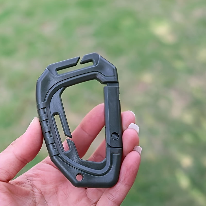 4pcs Outdoor Multifunctional D-shaped Ring Keychain Buckle