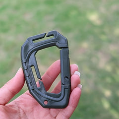 4pcs Outdoor Multifunctional D-shaped Ring Keychain Buckle