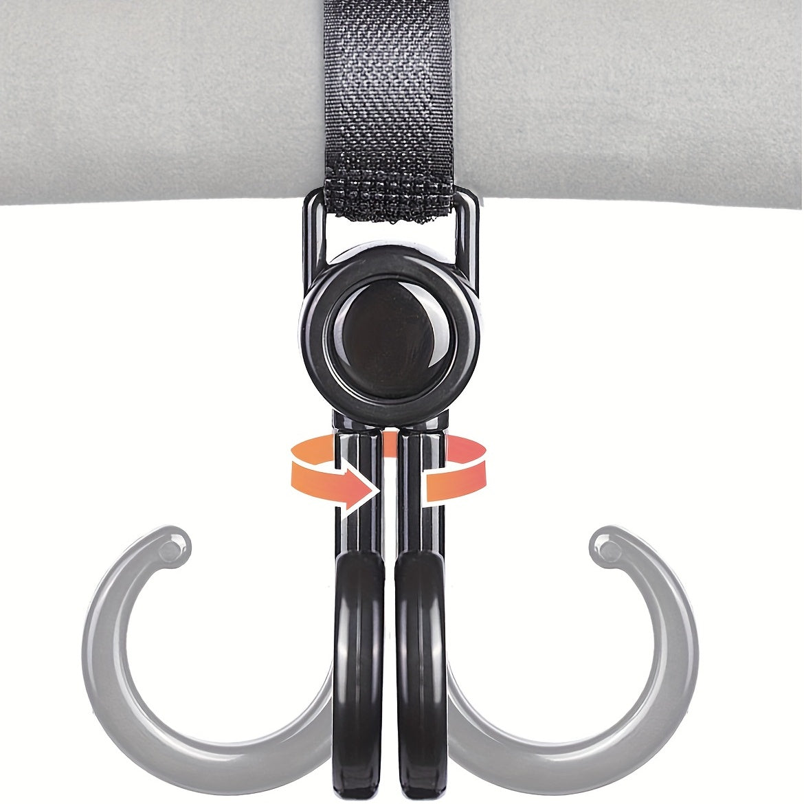 2pcs Bike Stroller Hooks Mom Stroller Clips & Accessories