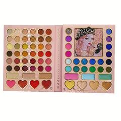 70 Colors Makeup Palette Eyeshadow Blusher Lipstick Leopard Print