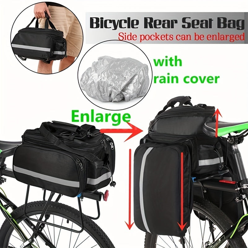 Large Capacity Rear Seat Bag for Bicycle Outdoor Cycling