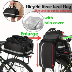 Large Capacity Rear Seat Bag for Bicycle Outdoor Cycling