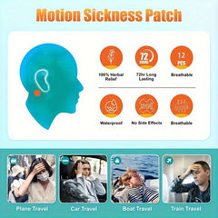 Motion Sickness Patch Sports Patch For Travel Anti Nausea 12 patch