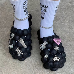 Charm Bubble Slide Sandals Women's Outdoor Footwear
