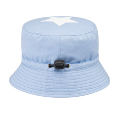 Boys Star Pattern Fisherman Hat, Adjustable Wide Brim