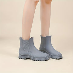 Women's Non slip Rain Boots Waterproof Ankle Boots Wear Resistant Water Shoes