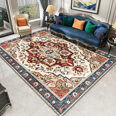 Boho Colorful Area Rug Soft Non Slip Living Room Sofa Carpet