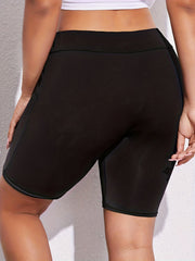 Women's Plus High Rise Skinny Shorts
