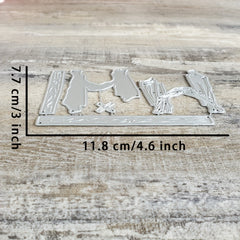 Crucifixion Metal Cutting Dies Scrapbooking Stencil DIY