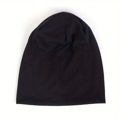 Solid Beanie Polyester Men Women Unisex Beanies Cap Casual Beanie Hats