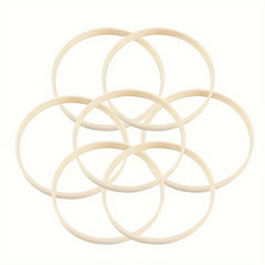 10pcs Bamboo Circle Dream Catcher Cross Stitch Shed Tool