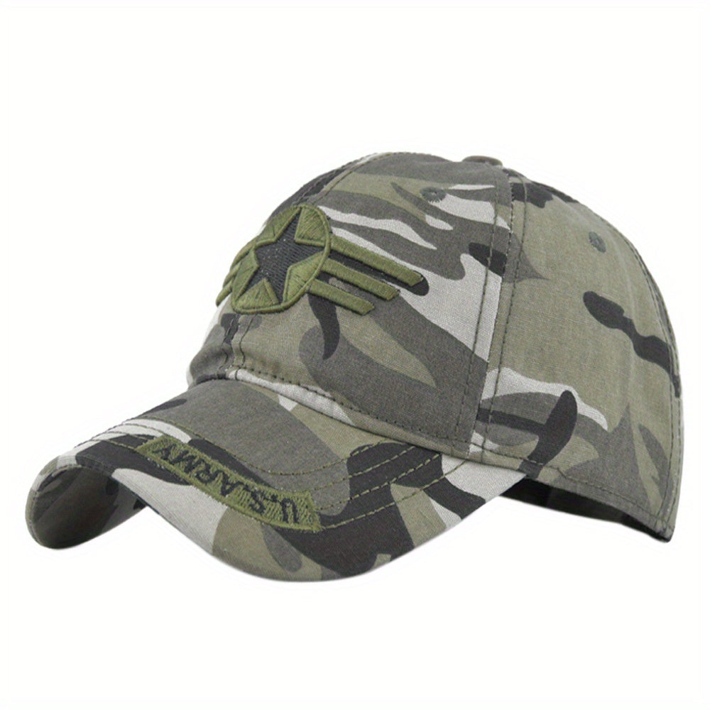 Army Embroidery Baseball Cap Tactical Sunscreen Sports Hat