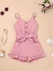 Toddler Girls' Cami Romper for 6 Months-5 Years