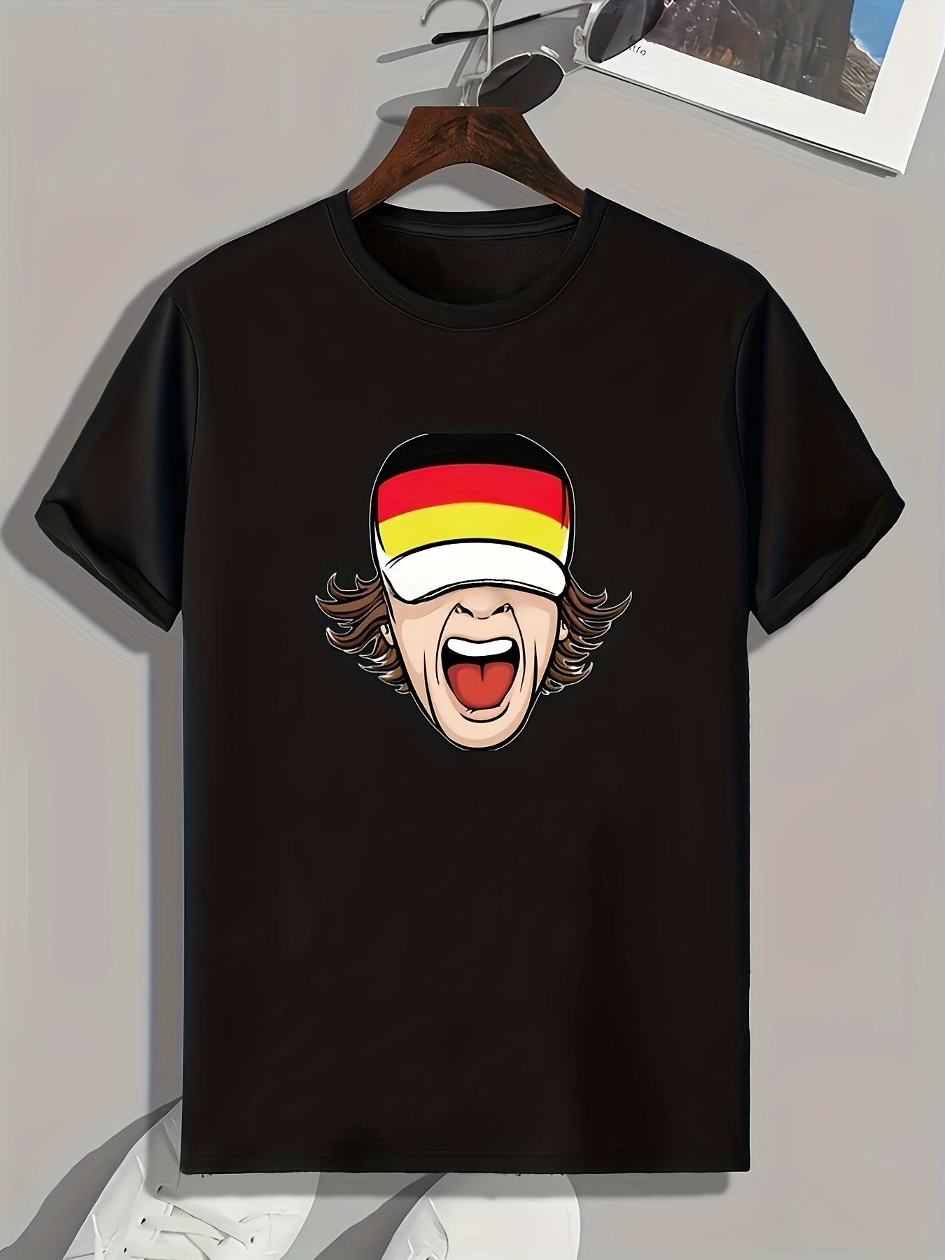 Germany Pattern Print Men's Sports T-shirt
