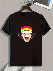 Germany Pattern Print Men's Sports T-shirt