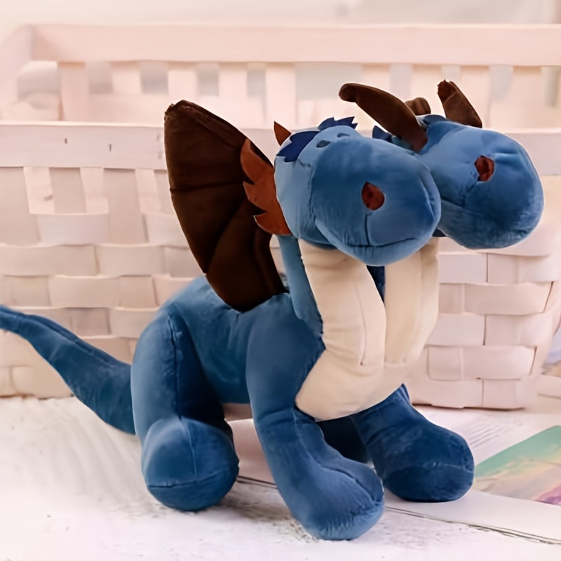 Color Fantasy Plush Wyvern Toy Magical Flying Dragon Stuffed Animal