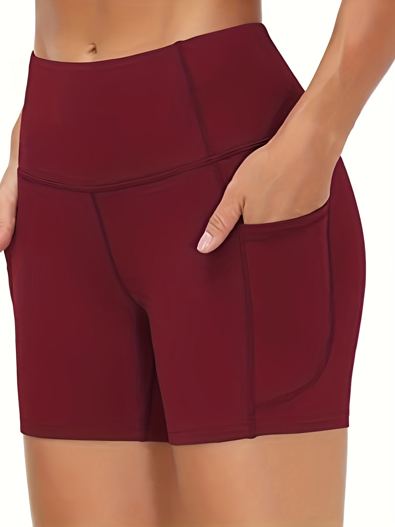 High Waist Butt Lifting Skinny Shorts Quick-drying Running Fitness Yoga