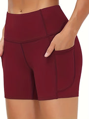 High Waist Butt Lifting Skinny Shorts Quick-drying Running Fitness Yoga