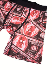 Men's Breathable Dollar Print Boxer Shorts