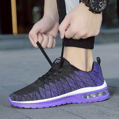 Men's Air Cushioned Breathable Sneakers - Spring/Summer