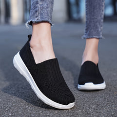 Women's Mesh Breathable Slip On Walking Shoes