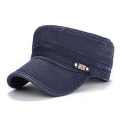 Men Women Flat Cap Baseball Army Sun Visor One Size Fits All