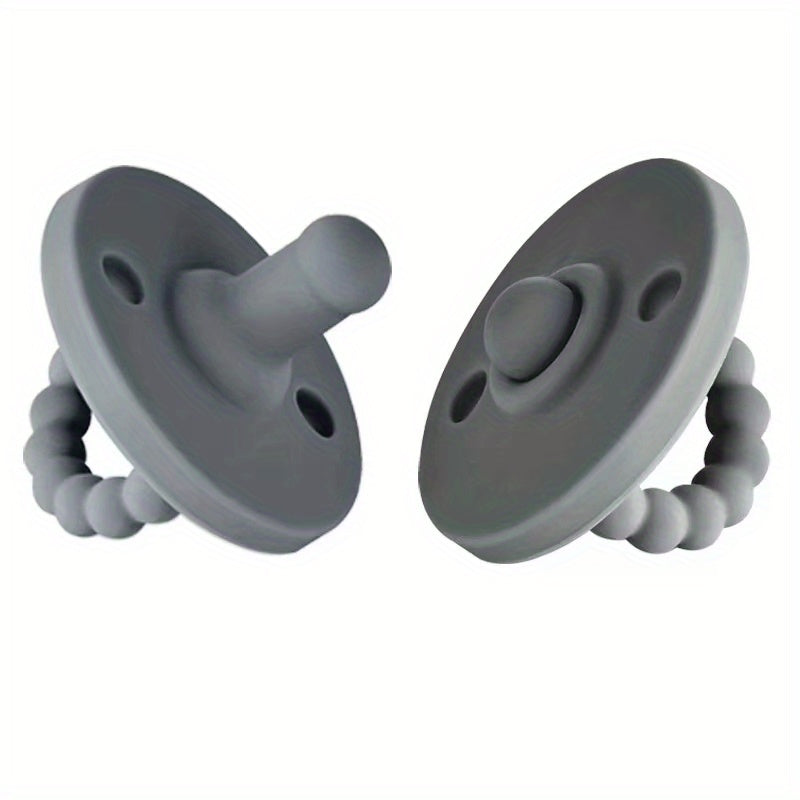 Round Head Silicone Baby Pacifier Soft Pacifier