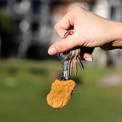 Chicken Nugget Keychain Stylish Food Accessory for Women